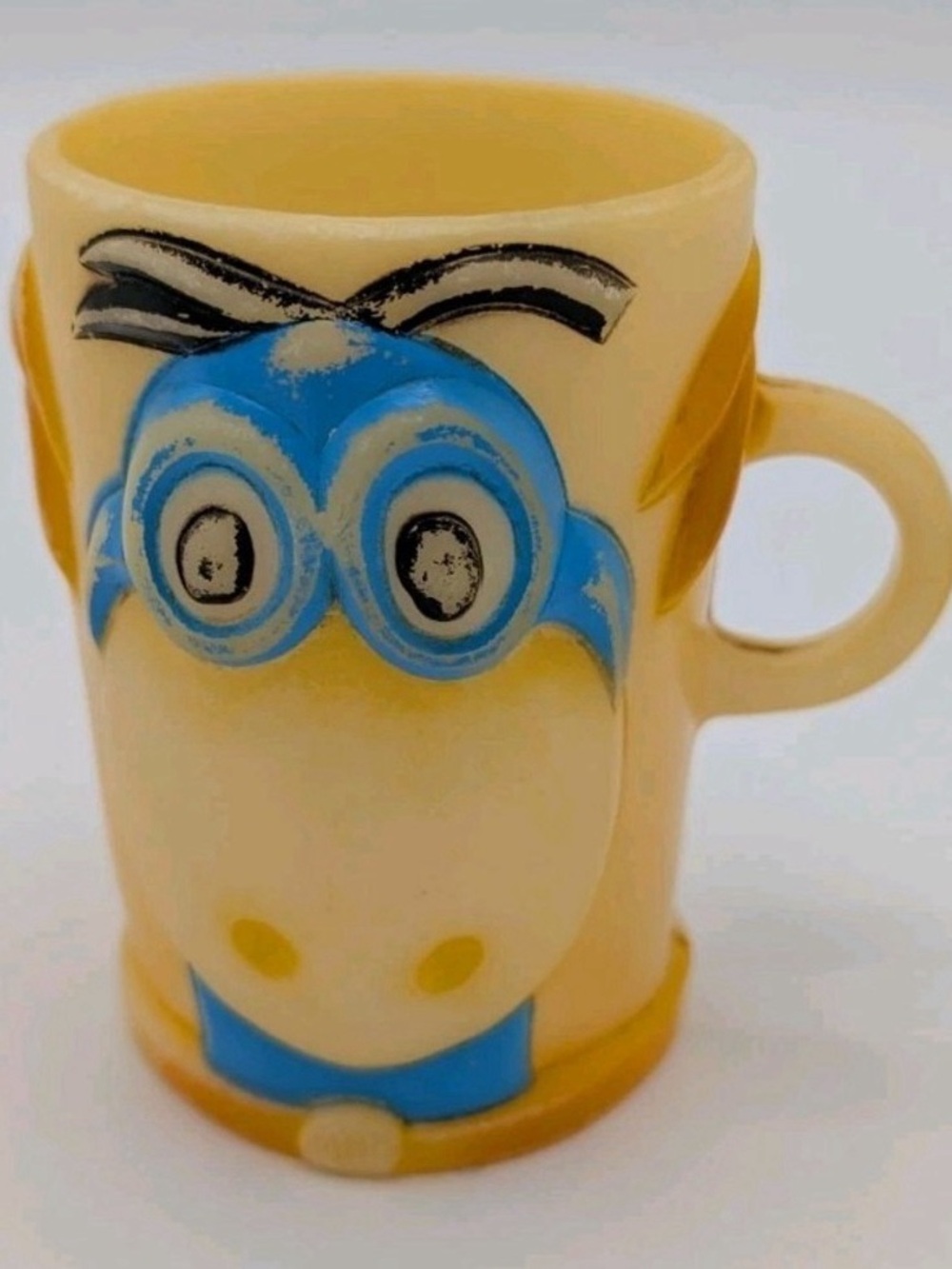 Yellow and Blue Ceramic Character Mug